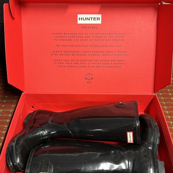 Hunter Womens Rain Boots size 7 - Picture 6 of 8